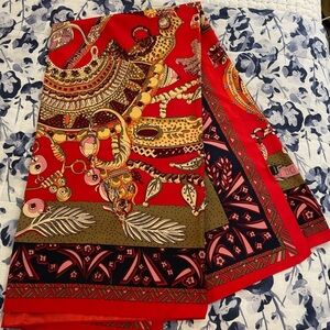 Tuckernuck Pomander Place Large Silk Scarf